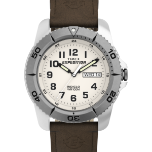 Expedition Traditional 40mm Leather Strap Watch