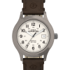 Expedition Metal Field 37mm Leather Strap Watch