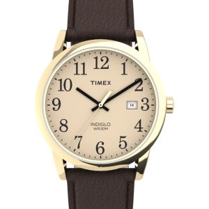 Easy Reader 38mm Leather Strap Watch