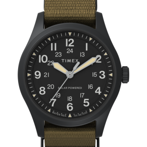 Expedition Field Post Solar 36mm Recycled Fabric Strap Watch