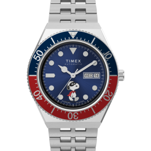 Peanuts® x Timex M79 Automatic 40mm Stainless Steel Bracelet Watch