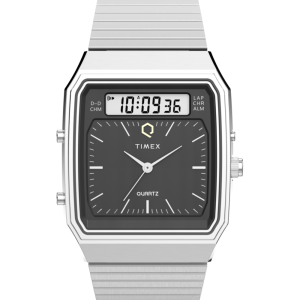 Q Timex&reg; 1982 Ana-Digi Reissue 33mm Stainless Steel Bracelet Watch&nbsp;