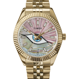 Timex x Jacquie Aiche Guiding Light 36mm Stainless Steel Bracelet Watch