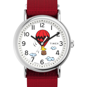 Peanuts® x Timex Weekender Balloon 38mm Fabric Strap Watch