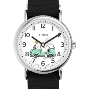 Peanuts® x Timex Van 38mm Fabric Strap Watch