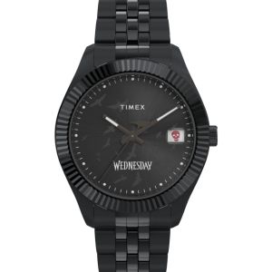 Timex x Wednesday Timex Legacy 36mm Stainless Steel Bracelet Watch