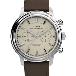 Waterbury Metropolitan Chronograph 41mm Leather Strap Watch