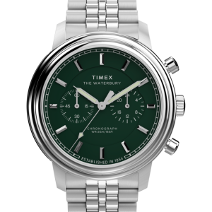 Waterbury Metropolitan Chronograph 41mm Stainless Steel Bracelet Watch