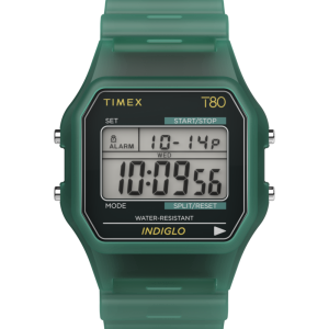 Timex T80 34mm Resin Strap Watch