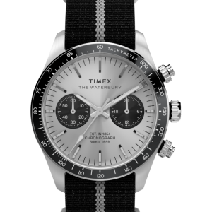 Waterbury Heritage Chronograph 39mm Fabric Strap Watch
