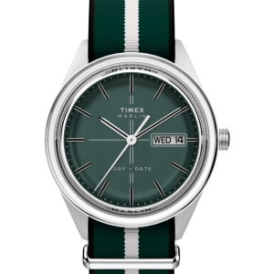 Marlin® Jet Quartz 38mm Fabric Strap Watch