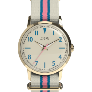 Marlin&reg; 34mm Fabric Strap Watch