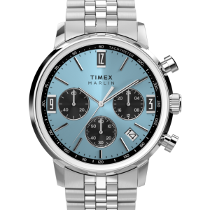 Marlin® Chronograph Tachymeter 40mm Stainless Steel Bracelet Watch