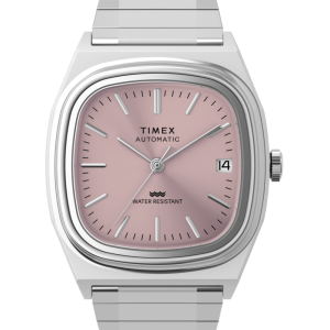 Timex&reg; Automatic 1983 E Line 34mm Stainless Steel Expansion Band Watch