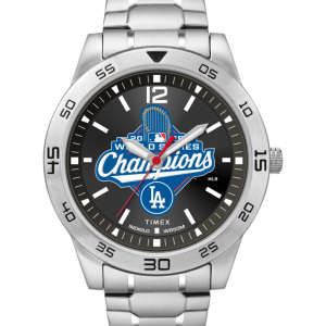 Timex Citation Los Angeles Dodgers 2025 World Series 42mm Stainless Steel Expansion Band Watch