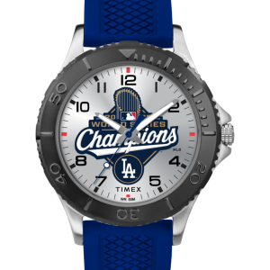 Timex Gamer Los Angeles Dodgers 2025 World Series 42mm Silicone Strap Watch